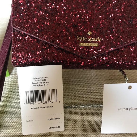 Kate Spade iPhone Glitter Wristlet - Picture 6 of 6